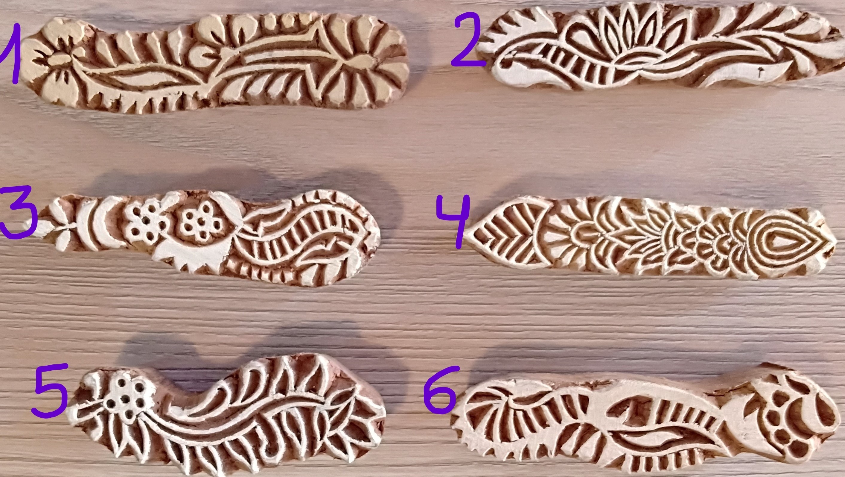Sellos para dibujos de henna o jagua